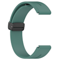 Miniatyrbillede 3 af 5: Sort spænde 22mm silikone urrem til Garmin Fenix 7/forerunner 965/955/945/935 Olive Green