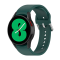 Miniatyrbillede 4 af 4: Silikone urrem til Samung Galaxy Watch4 40mm / 44mm Dark Green