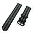 Miniatyrbillede 1 af 5: 20 mm 22 mm rem til Samsung Watch Galaxy 4/3/46 mm/active 2/gear S3/amazfit Nylon urrem Armbånd Huawei Gt/2/2e/3/pro Band 24mm black gray