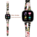 Miniatyrbilde 3 av 4: For Fitbit Versa 2 Rem Black Pink Flower