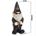 Miniatyrbilde 2 av 2: Utendørs Harley-davidson Motorsykkel Gnome Goblin Dverg Harpiks Hage Ornament dekorasjon Håndverk, hann, 15 cm Jiujiuso
