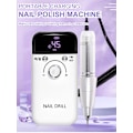 Miniatyrbild 2 av 5: Professionell Nagelpolerare 45000 Varv/Min, 2000Mah Elektrisk Nagelfil, Kraftfull Nagelfil Svart