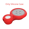Miniatyrbillede 1 af 5: Silikone Smartwatch Trådløs Oplader Etui Til Ap61 Anti-Scratch Gummi Cover Red