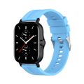 Miniatyrbillede 4 af 4: For Amazfit Gts 2e 20 mm silikone urrem til Amazfit Gts 2e Sky Blue