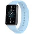 Miniatyrbilde 2 av 5: For Honor Band 9 Watch Band Soft TPU Justerbar Wrist Strap - Mørkegrønn Blue