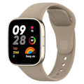 Miniatyrbillede 5 af 5: Til Xiaomi Redmi Watch 3/Mi Watch Lite 3 Silikone Urrem Udskiftning Rem Beige