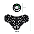 Miniatyrbillede 2 af 4: Ems Abs Stick Fedt-kastende Artefakt, Taljemassager Intensitetsmassager Bælte Justerbar Mavemuskel Mavekrop Massageafslapning Remote Control