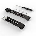 Miniatyrbillede 2 af 4: Til Garmin Forerunner 30 / 35 silikone urrem (blå) Black