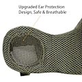 Miniatyrbillede 5 af 5: Foldbar Taktisk Halv Ansigt Mesh Maske med Øredækning Beskyttelse (CP camouflage)