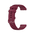 Miniatyrbillede 1 af 4: 22mm Ternet Silikonerem til Huawei Watch GT 3 46mm Wine Red
