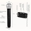 Miniatyrbillede 2 af 5: J.i.y Tv K Song trådløs mikrofon med USB-modtager