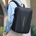 Miniatyrbilde 2 av 5: Forretningsryggsekk Flersjikts Fritids Laptop Bag Kortfattet Stor Kapasitet Ryggsekk Black