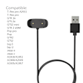 Miniatyrbilde 2 av 4: Magnetisk strømadapter ladekabel laderledning for Amazfitbip3 Smartwatch 1m