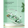 Miniatyrbilde 4 av 5: 2.4G transparent Bluetooth gamingmus, tre tilkoblingsmoduser, justerbar DPI (Svart)