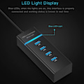 Pikkukuva 4 / 5: Usb C Hub Multiporttisovitin, 4 Portin Usb 3.0 Hubi (Johdon Pituus 120 cm)