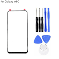 Miniatyrbillede 1 af 5: Udskiftningsværktøjssæt til reparation af frontglas touchskærm for Galaxy A60