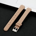 Miniatyrbillede 4 af 5: For Fitbit Inspire / Inspire HR Smart Watch Band Top-layer Cow Leather Wrist Strap, SIZE L-6.7-8.1 inches Matte Brown