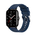 Miniatyrbillede 4 af 4: For Amazfit Gts 2e 20 mm silikone urrem til Amazfit Gts 2e Dark Blue