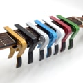 Miniatyrbilde 2 av 5: Gitar Capo for akustisk klassisk elektrisk gitar Aluminiumslegering Tuning Clamp Gitartilbehør Capotraste Guitarra black
