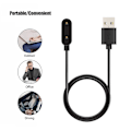 Miniatyrbilde 4 av 4: Lader for Huawei Band 7/8/7/6/4X/Honor Band 6/Es, 2-pinners USB-ladekabel svart