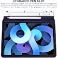 Pikkukuva 3 / 5: Ipad Air 4 case 10,9 tuumaa kynätelineellä, automaattinen herätys/nukkuminen Blue