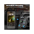 Miniatyrbilde 3 av 4: Multifunksjonell Bluetooth FM-sender for bil Bluetooth 5.3, lydjustering, live stemme (svart)