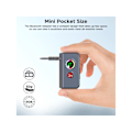 Miniatyrbillede 2 af 5: Bluetooth 5.4 Sender Modtager 2 I 1 Mini Bærbar Trådløs 3,5 mm Aux Adapter Med LED Display Bluetooth Lydadapter Til TV/PC