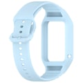 Miniatyrbillede 3 af 5: Til Xiaomi Smart Band 8 Pro - Let Justerbar Rem til Ur - Fleksibel Silikonerem - Rød Baby Blue
