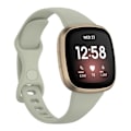 Pikkukuva 1 / 4: For Fitbit Versa 4 / Versa 3 / Sense TPU-ranneke L Rock Grey