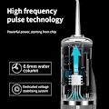 Pikkukuva 3 / 4: Suun huuhtelulaite - USB ladattava 220 ml vesisäiliöllä (valkoinen)