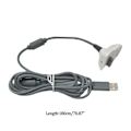 Miniatyrbilde 5 av 5: Usb For Play Ladelader Kabelledning For Xbox 360 trådløs spillkontroller