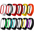 Pikkukuva 3 / 4: Silikoniranneke Xiaomi Mi Band 6 (CA8856) Red Black