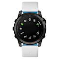 Miniatyrbillede 4 af 5: Til Garmin Fenix 5 / 5X / 6X / 7X Urrem 22mm Dual Color Silikone Smart Watch Band White  Blue
