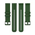 Miniatyrbilde 3 av 4: For Xiaomi Haylou Solar LS01/ID205/Willful SW021 Universal Grid Texture Replacement Turquoise, Army Green H Other Smartwatch Model