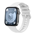 Miniatyrbilde 4 av 4: For Huawei Watch Fit 3 Silikonurrem Justerbar Remstropp Erstatning White