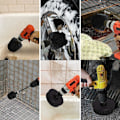 Miniatyrbillede 5 af 5: Borebørste Vedhæftning 4-pak, Sort (kun 4 børster)