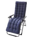 Miniatyrbillede 3 af 5: Have Sun Lounger Pude Pude Udskiftning Hvilestol Stol Sædepuder Hvilestol Mat 125x48x8cm Black