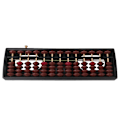 Miniatyrbillede 2 af 3: 13 søjle Abacus Soroban optræksenhed Calculing Tool Frame Sort