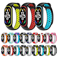 Miniatyrbillede 2 af 2: Silikone Rem til Xiaomi Mi Band 7 Grey Lime