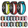 Silikone Rem til Xiaomi Mi Band 7 Pink White