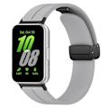 Miniatyrbild 5 av 5: Ersättning för Samsung Galaxy Fit3 SM-R390 silikonarmband med vikspänne Light Grey