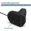 Miniatyrbilde 3 av 4: Laderstativ for Samsung Galaxy Watch 4/4 Classic/3/Active 2/Active, Silikon Ladestasjon Dock Holder Sklisikker Base