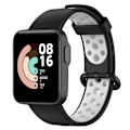 Miniatyrbillede 2 af 5: Dual-Color Hollow Silicone Watchband Rem til Xiaomi Redmi Watch 2 A Other Xiaomi Models