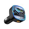 Pikkukuva 1 / 2: Auton Bluetooth-lähetin nopealla PD3.0-, Type C- ja USB-latauksella