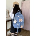 Pikkukuva 3 / 4: Kawaii Reppu Pinsillä Kawaii School Reppu Söpö Esteettinen Reppu Söpö Kawaii Reppu Schoolwananille