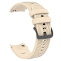 Miniatyrbillede 1 af 5: For Oppo Watch X udskiftning blød silikone rem justerbar urrem Beige