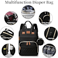 Miniatyrbilde 3 av 5: Foldbar Mummy Bag, Ryggsekk Med Vugge, Foldbar 300D, Vanntett, Vaskbar Seng Rød