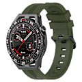 Miniatyrbilde 2 av 4: Håndleddsstropper 20mm Teksturert Smart Watch-stropper for Huawei Watch GT3/Watch GT, Sport Style Erstattet Wri Dark green, Dark Green G Huawei Watch GT3