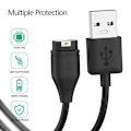 Miniatyrbilde 2 av 5: Lader for Garmin Fenix7S/6X/5X/Venu Klokke Ladekabel (3-pakning)