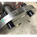 Miniatyrbillede 4 af 5: 2-hullers flangejusteringsstift anodiseret sort oxidfinish 6061 aluminium